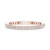 Eternity Band with Small Round Diamonds in Shared Prong Setting