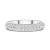 Pav‚ Diamond Eternity Band in Rose Gold