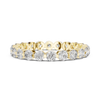 Eternity Band with Round Diamonds in Bezel Setting