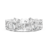 Eternity Band with Mixed-Cut Diamonds in Prong Setting