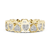 Heart-Shaped Diamond Eternity Band