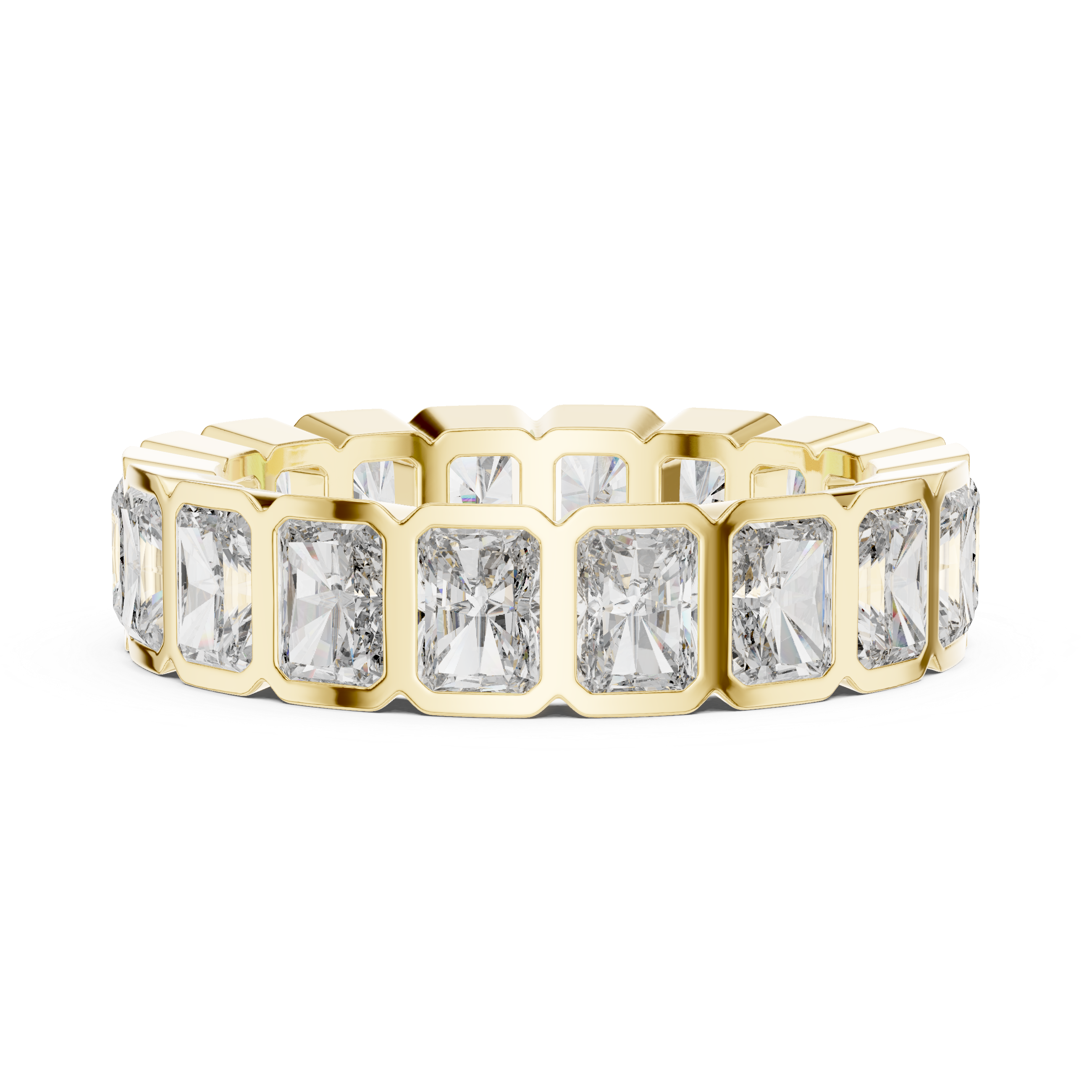 Eternity Band with Square-Cut Diamonds