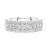 Triple Row Diamond Eternity Band