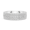 eternity band rows of brilliant-cut diamonds and princess