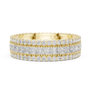 eternity band rows of brilliant-cut diamonds and princess