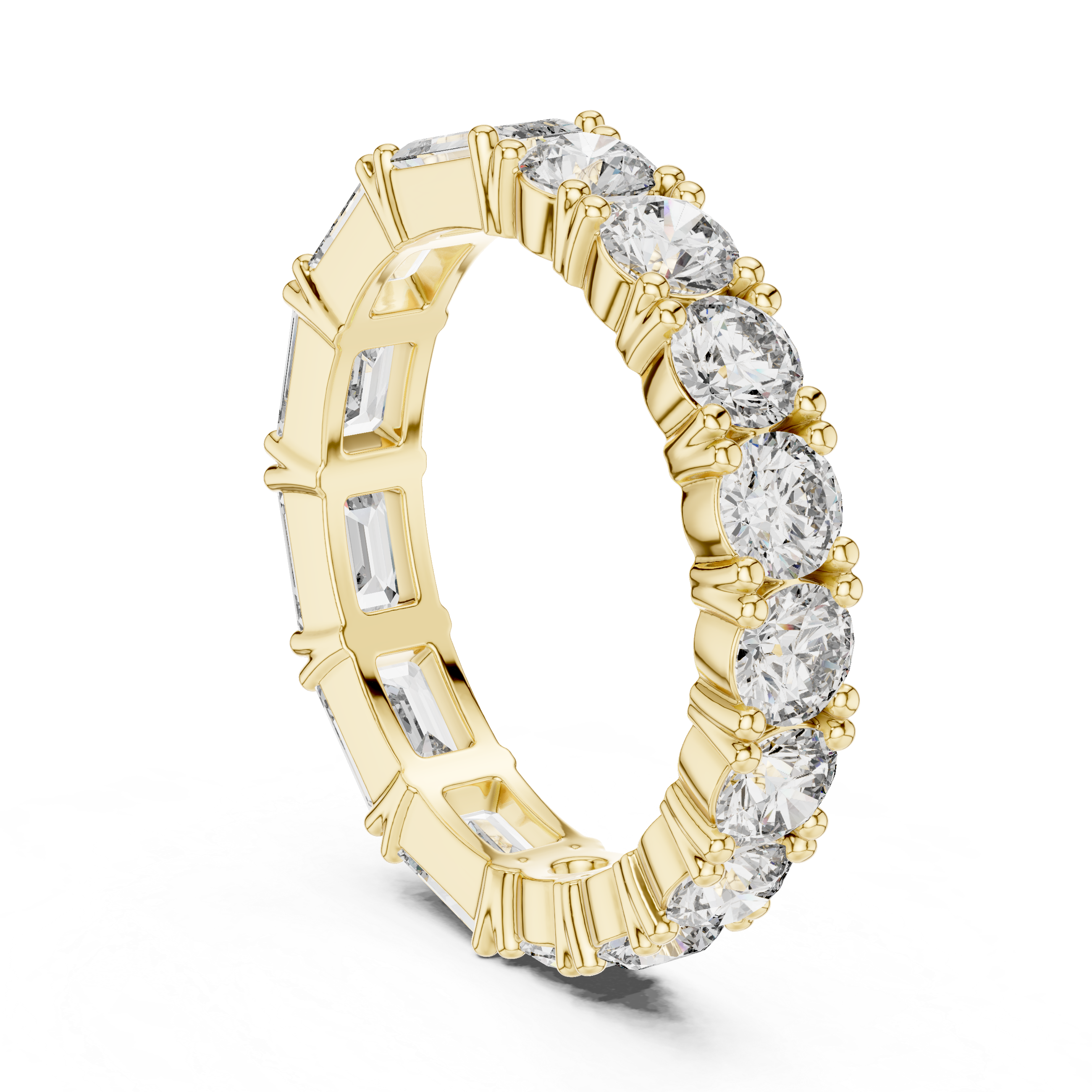Round Diamond Eternity Band