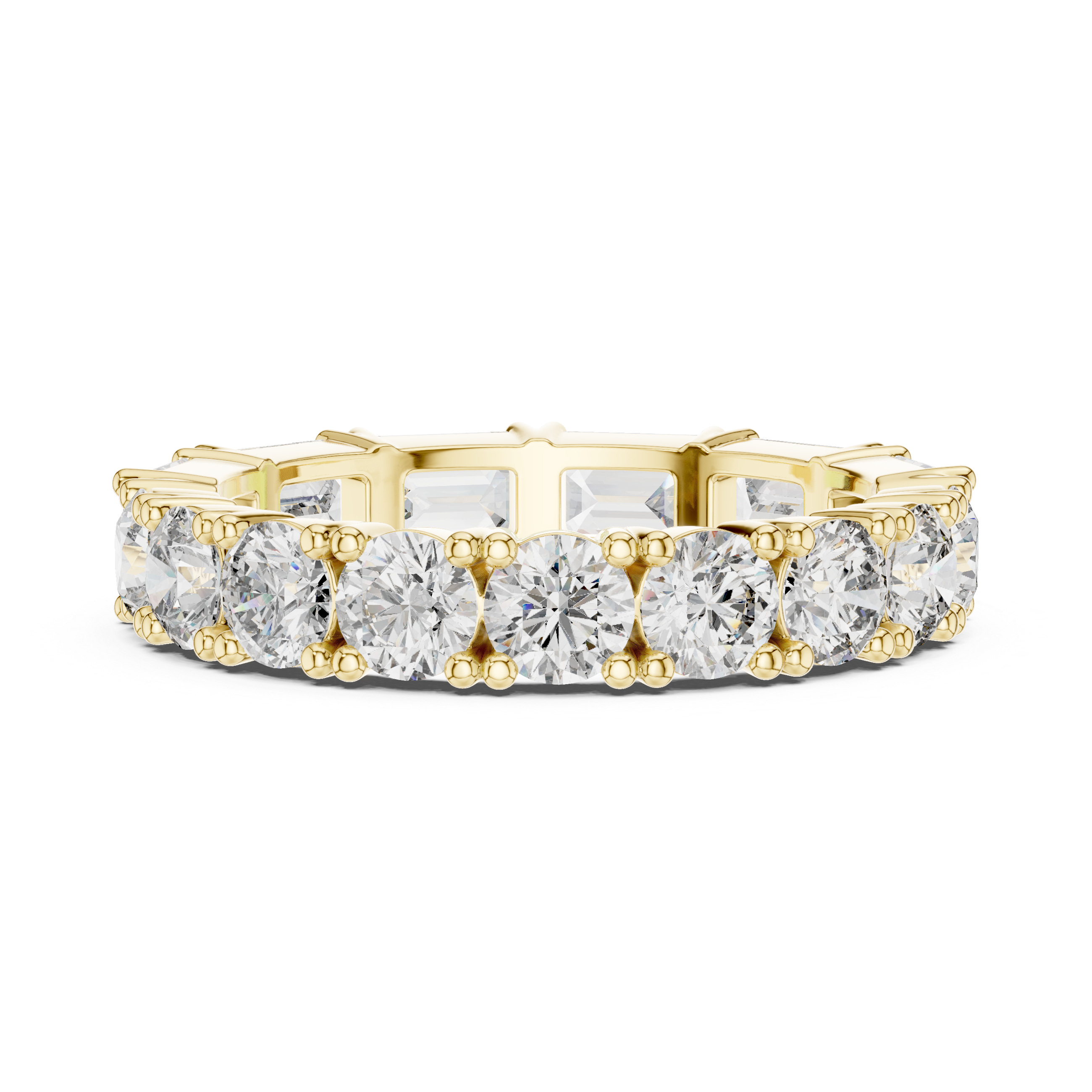 Round Diamond Eternity Band
