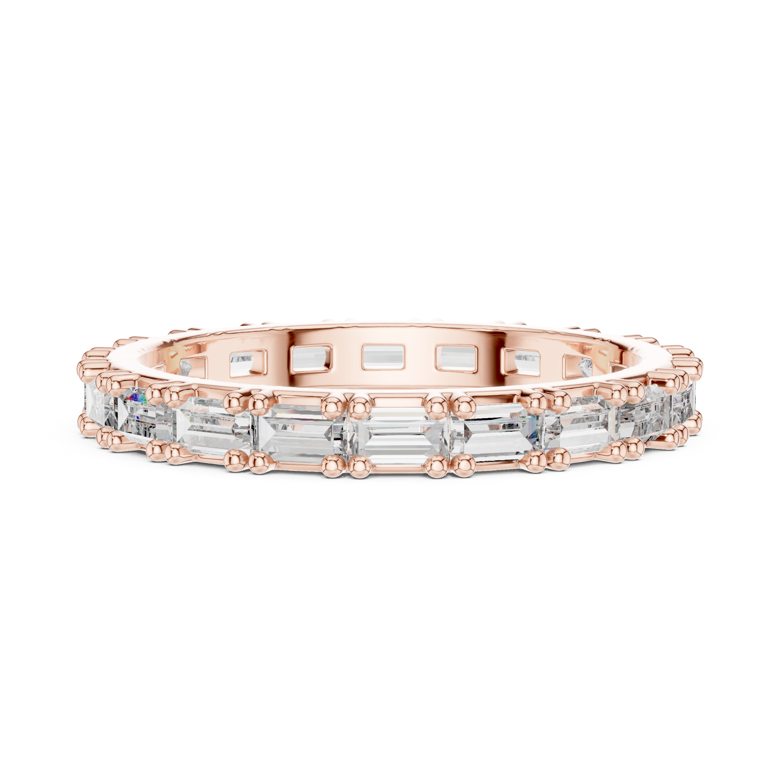 Emerald-Cut Diamond Eternity Band