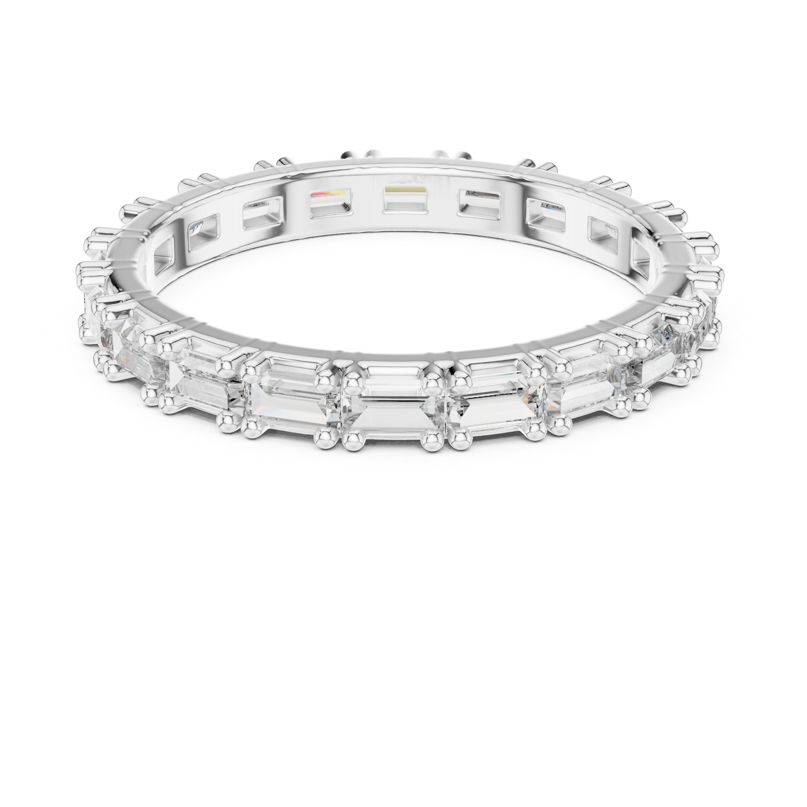 Emerald-Cut Diamond Eternity Band