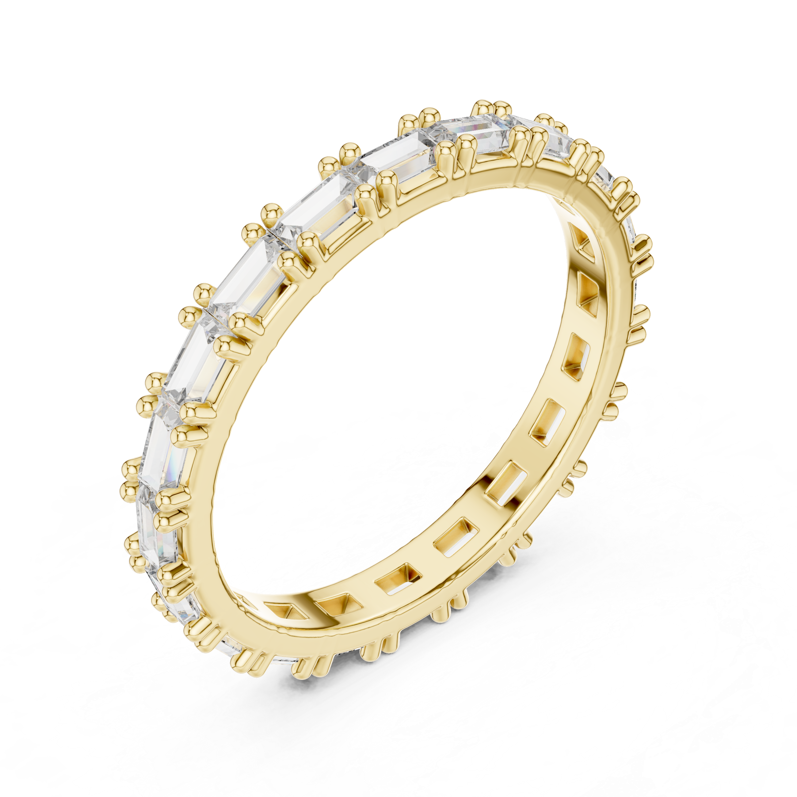 Emerald-Cut Diamond Eternity Band