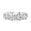 Radiant Rose Gold Diamond Eternity Band
