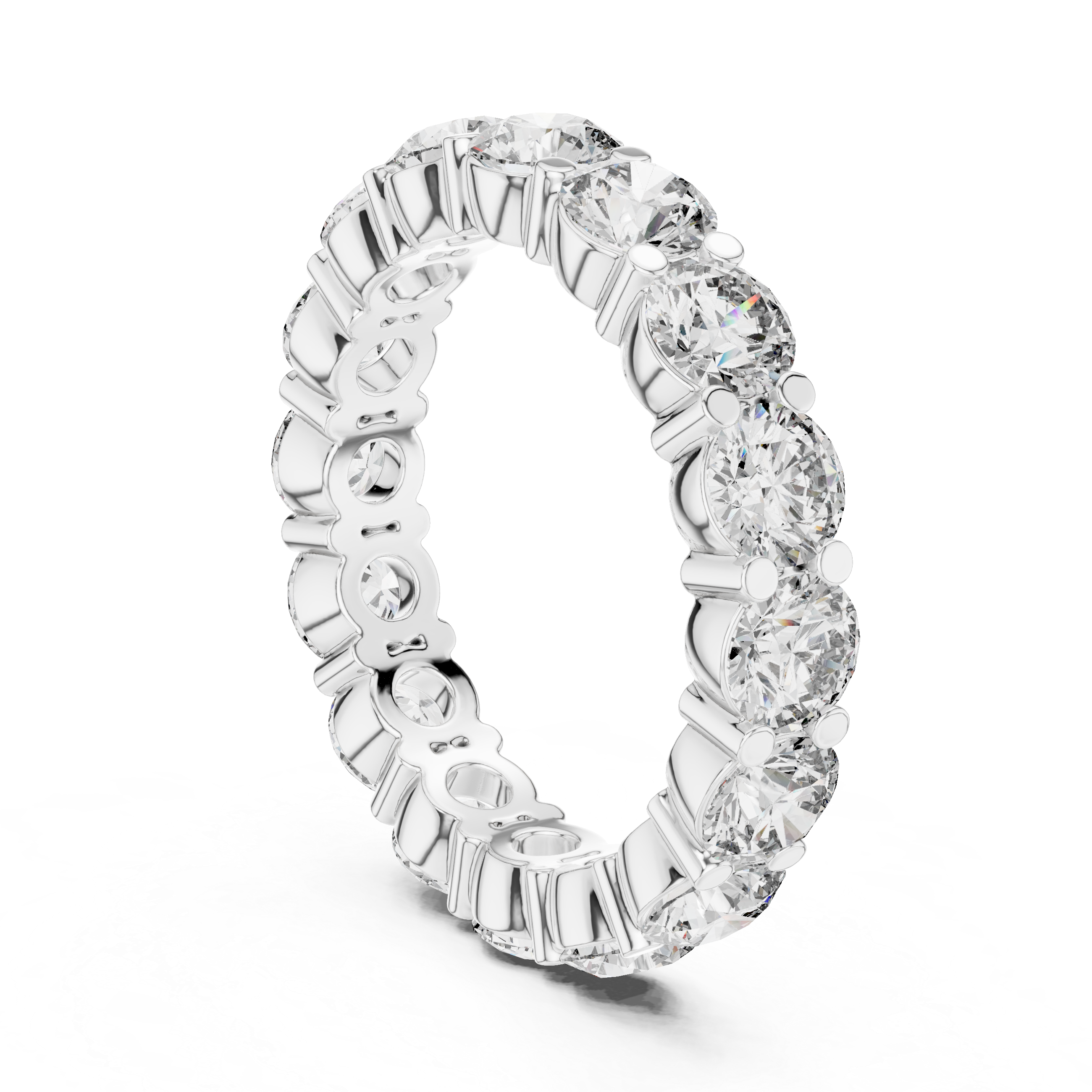 Eternity Band with Large Round Diamonds