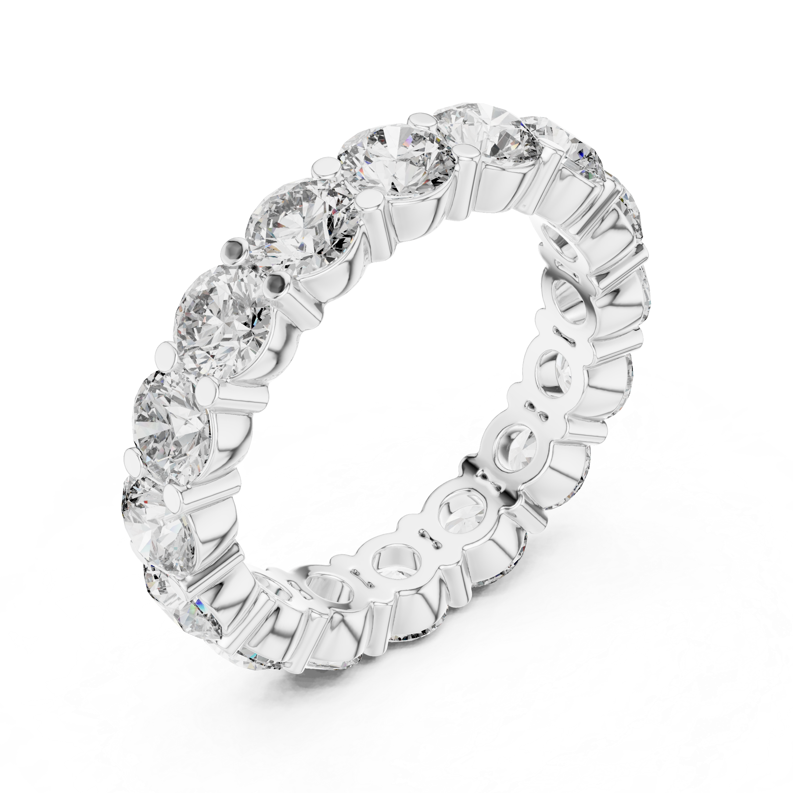 Eternity Band with Large Round Diamonds