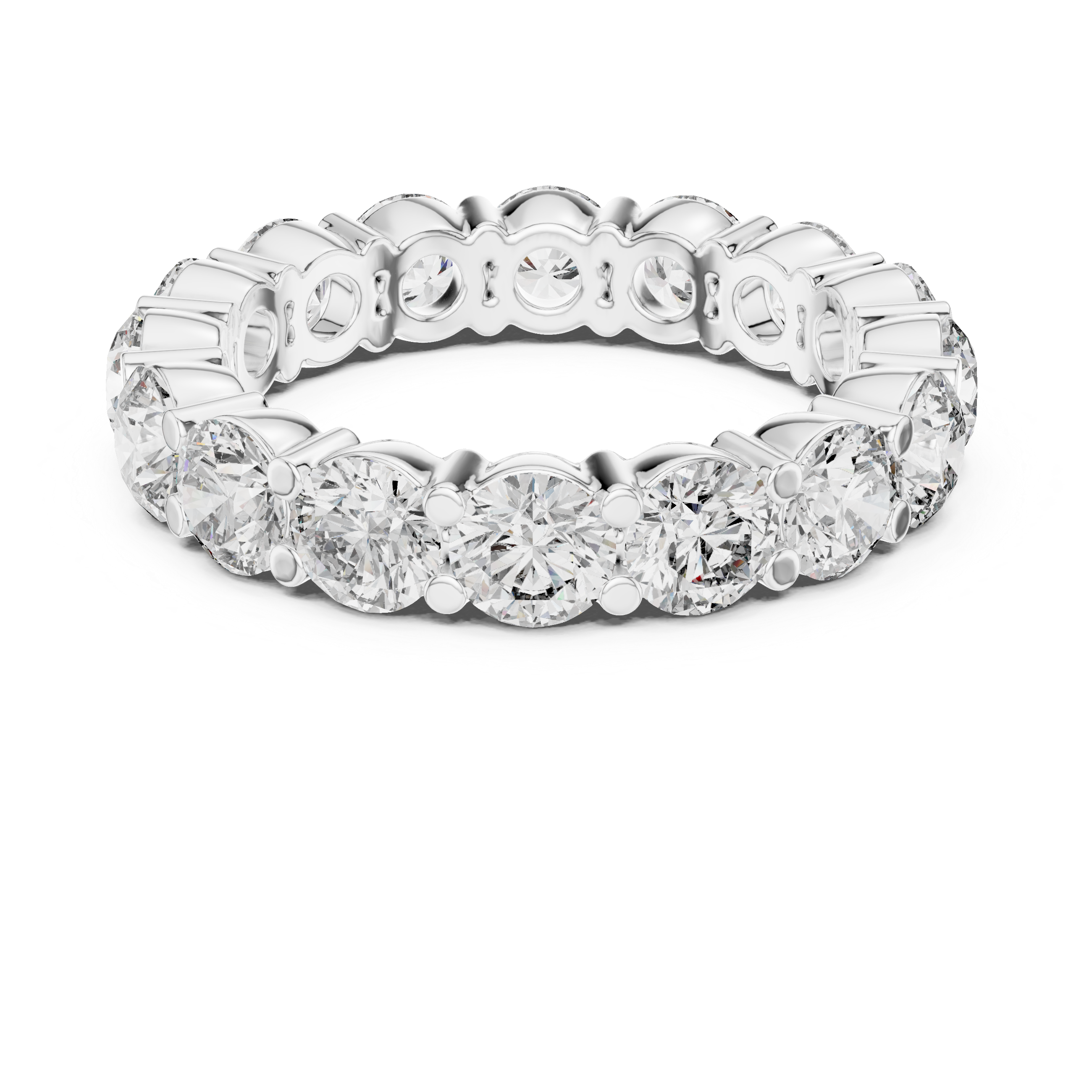 Eternity Band with Large Round Diamonds