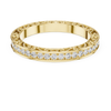 Vintage Inspired Diamond Eternity Band with Intricate Filigree Design