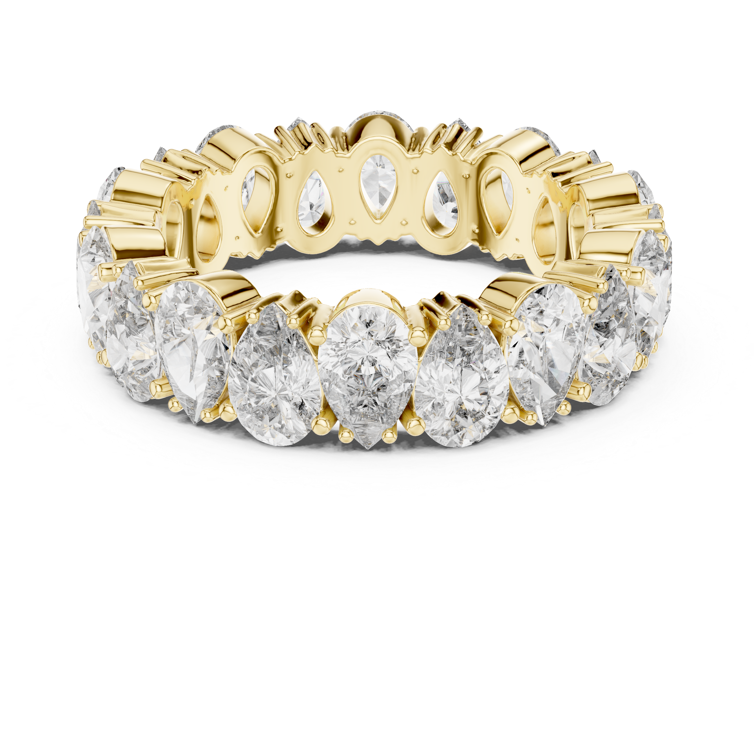 Pear Shape Diamond Eternity Band
