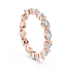 Marquise and Round Diamond Eternity Band