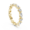 Marquise and Round Diamond Eternity Band