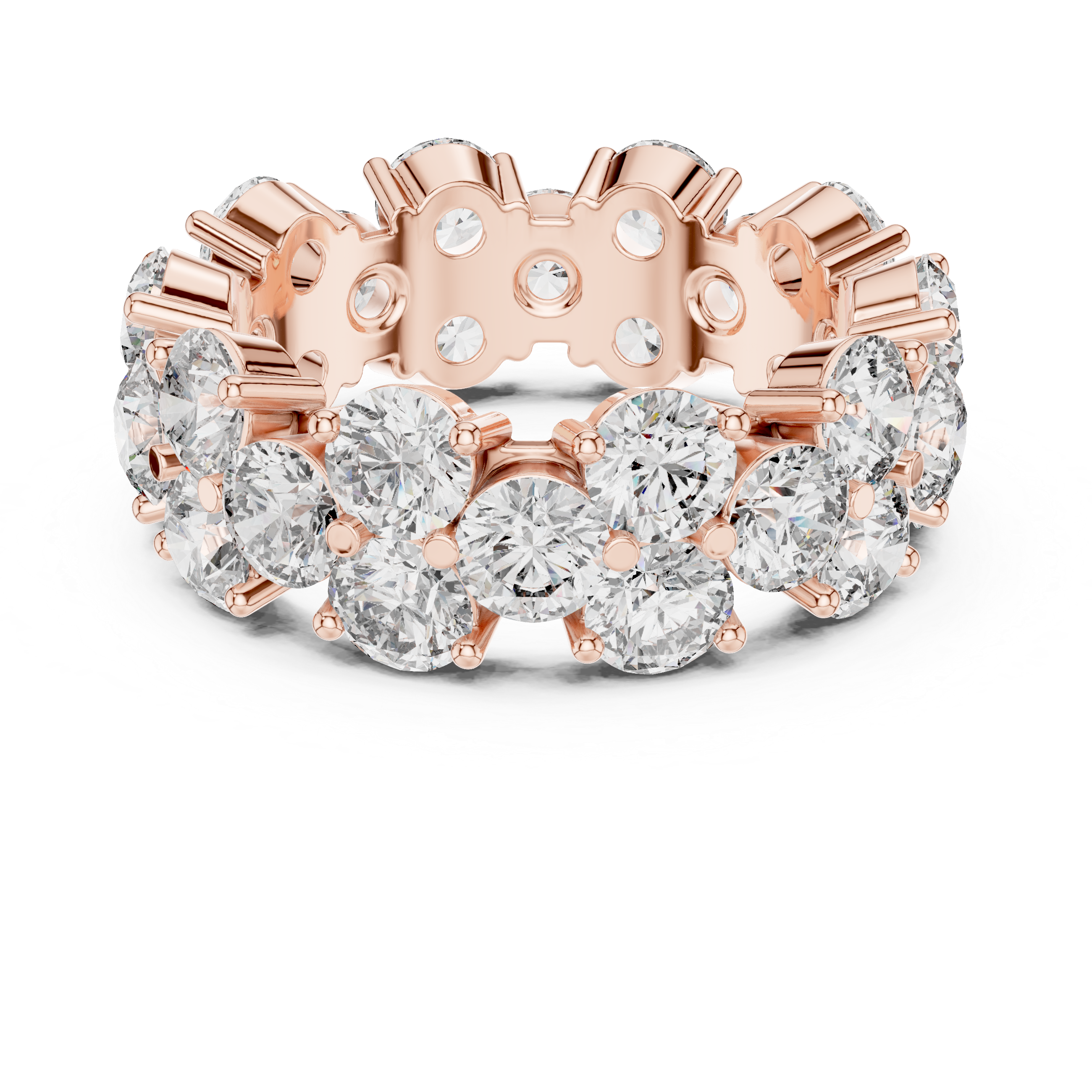 Round Cut Diamond Eternity Band
