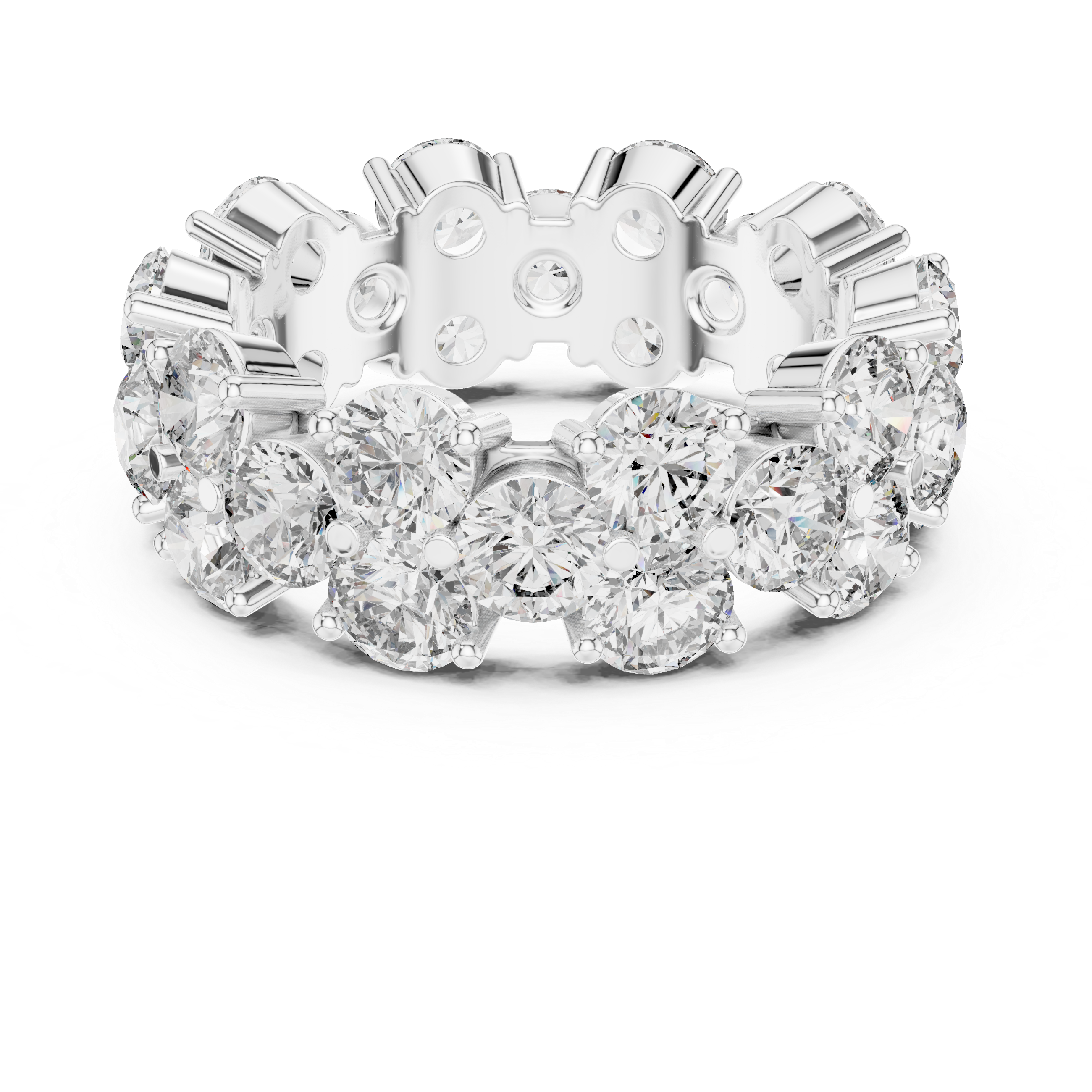 Round Cut Diamond Eternity Band