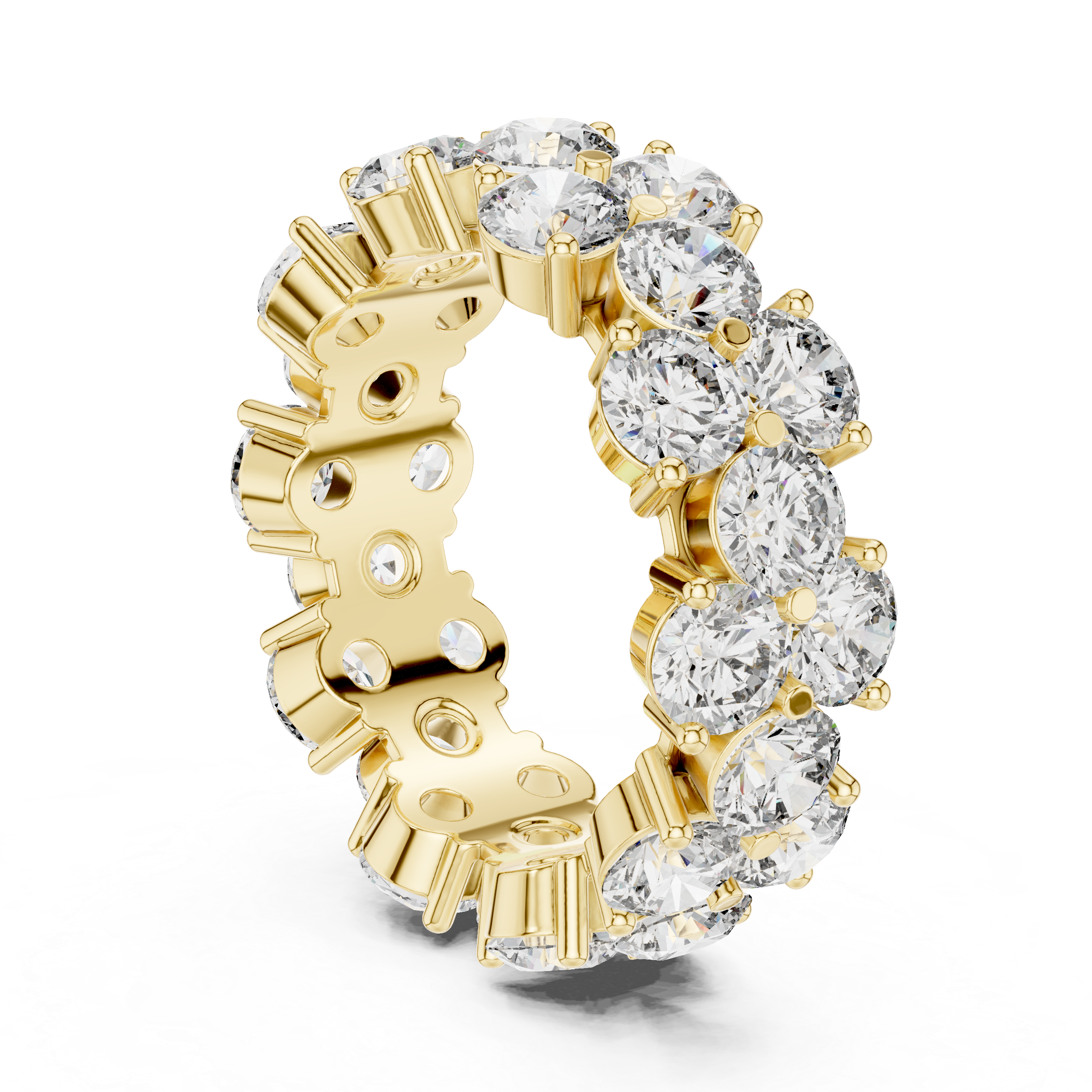 Round Cut Diamond Eternity Band