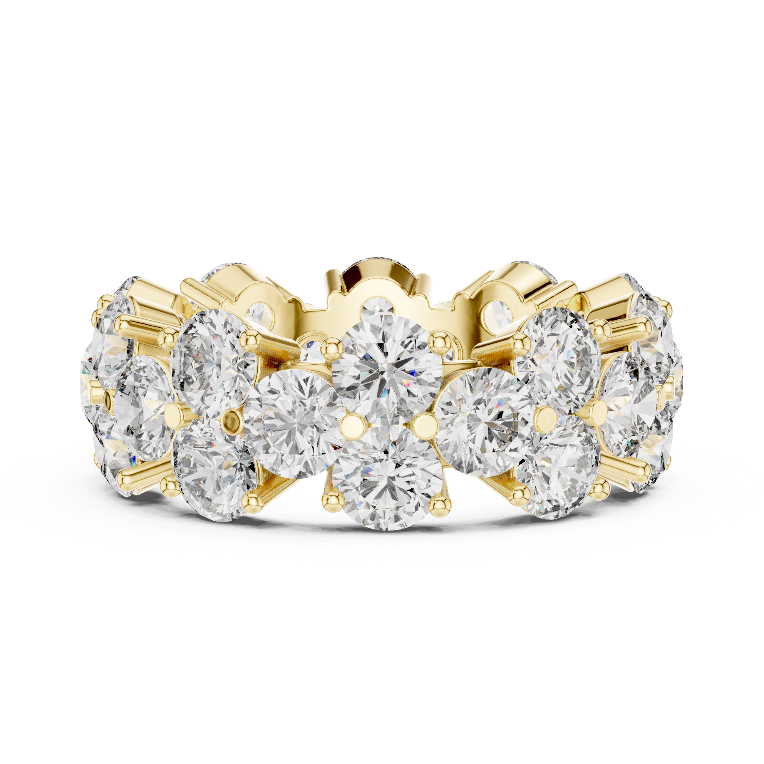 Round Cut Diamond Eternity Band