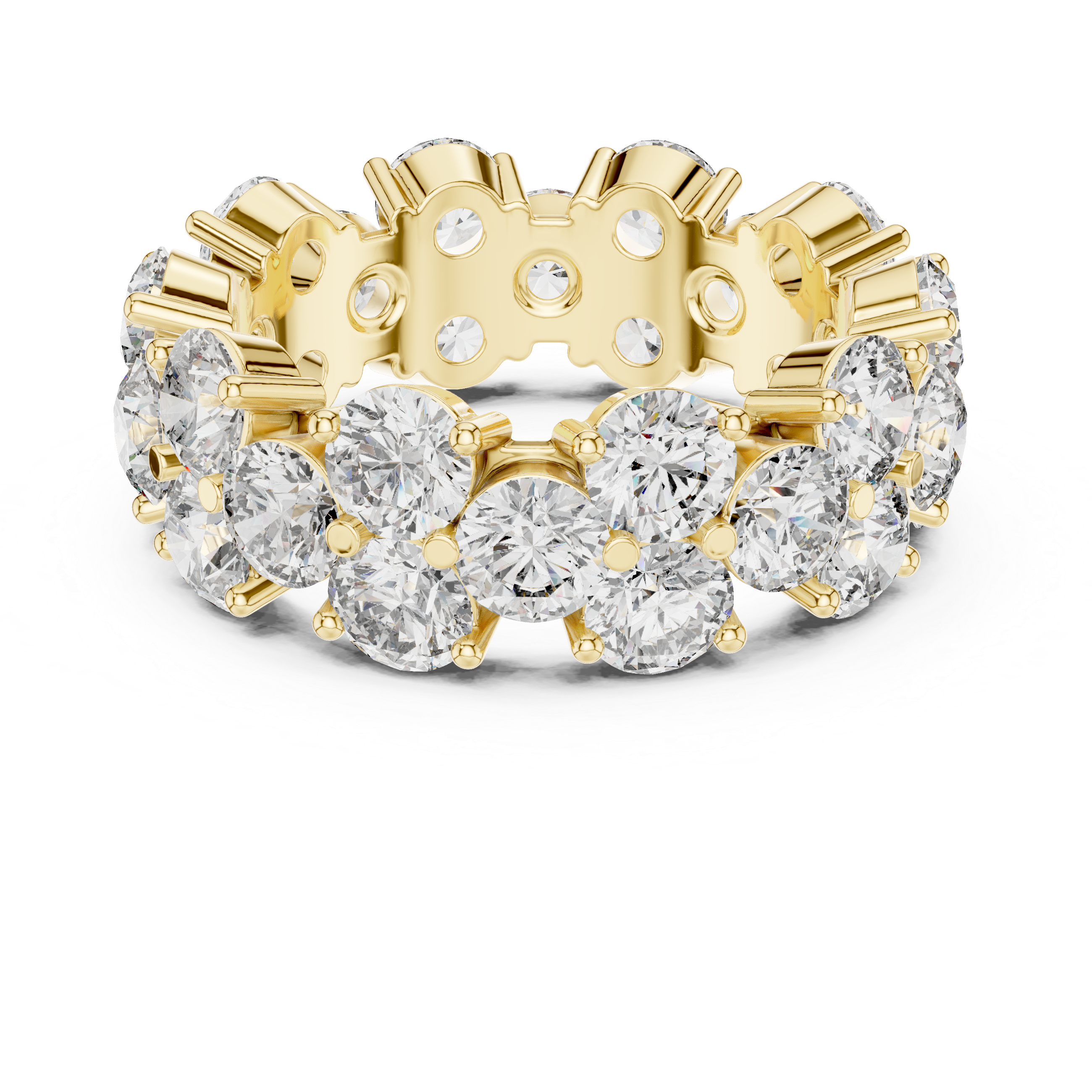 Round Cut Diamond Eternity Band