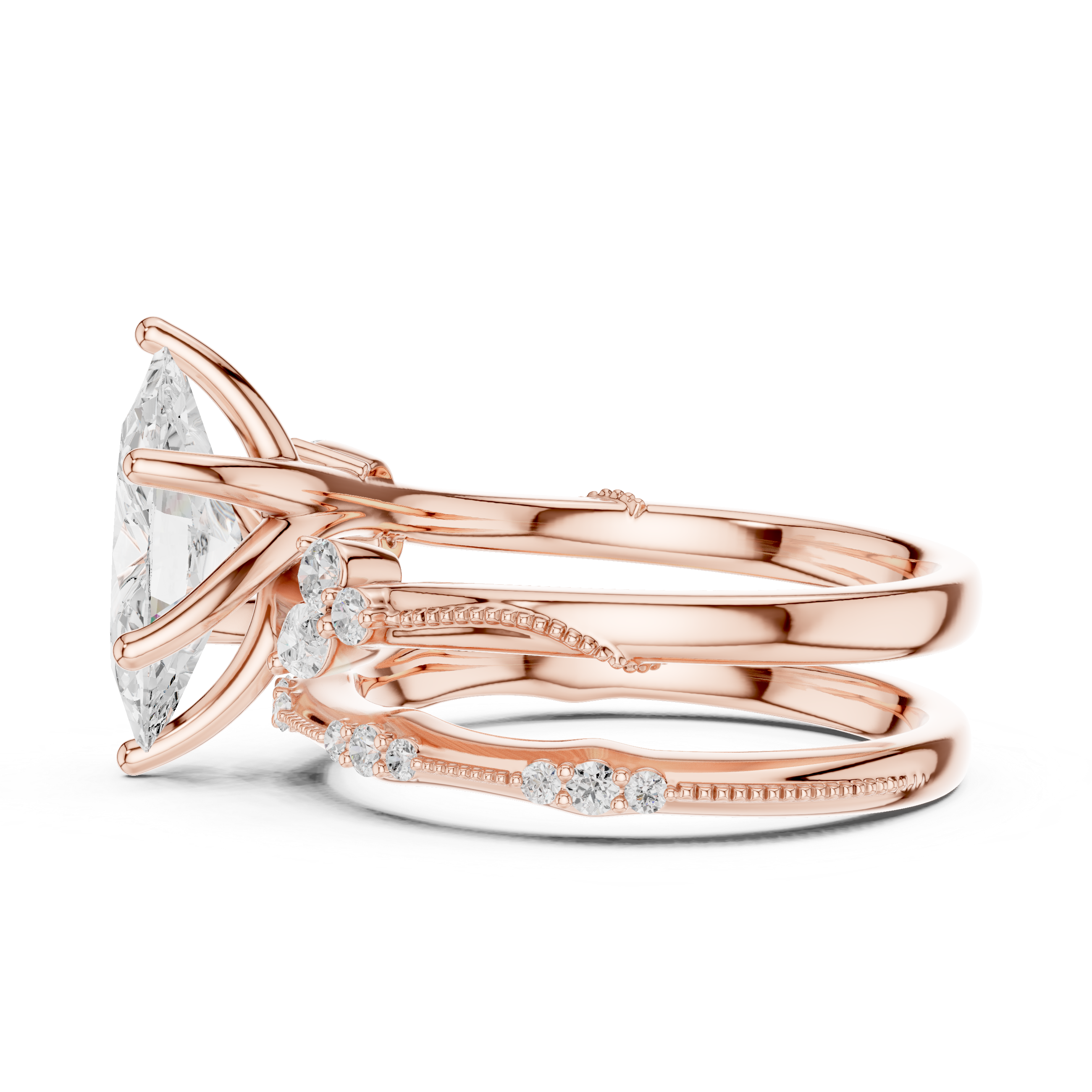Marquise-Cut Diamond Ring