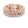 Intricate Diamond Braided Eternity Band