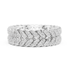 Intricate Diamond Braided Eternity Band