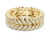 Intricate Diamond Braided Eternity Band