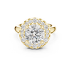 Radiant Halo Round Diamond Ring