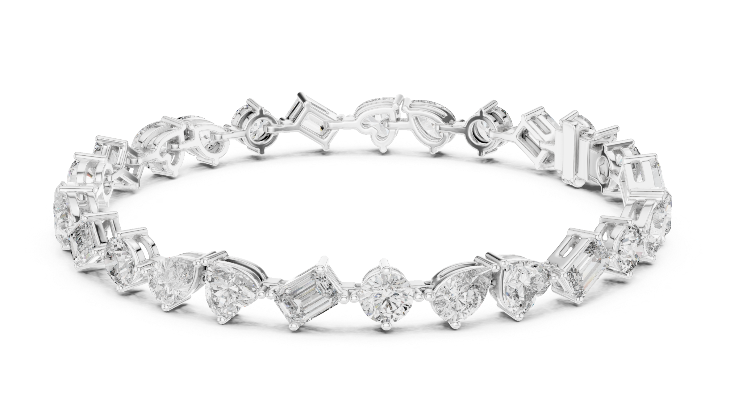 Radiant Symphony Diamond Bracelet