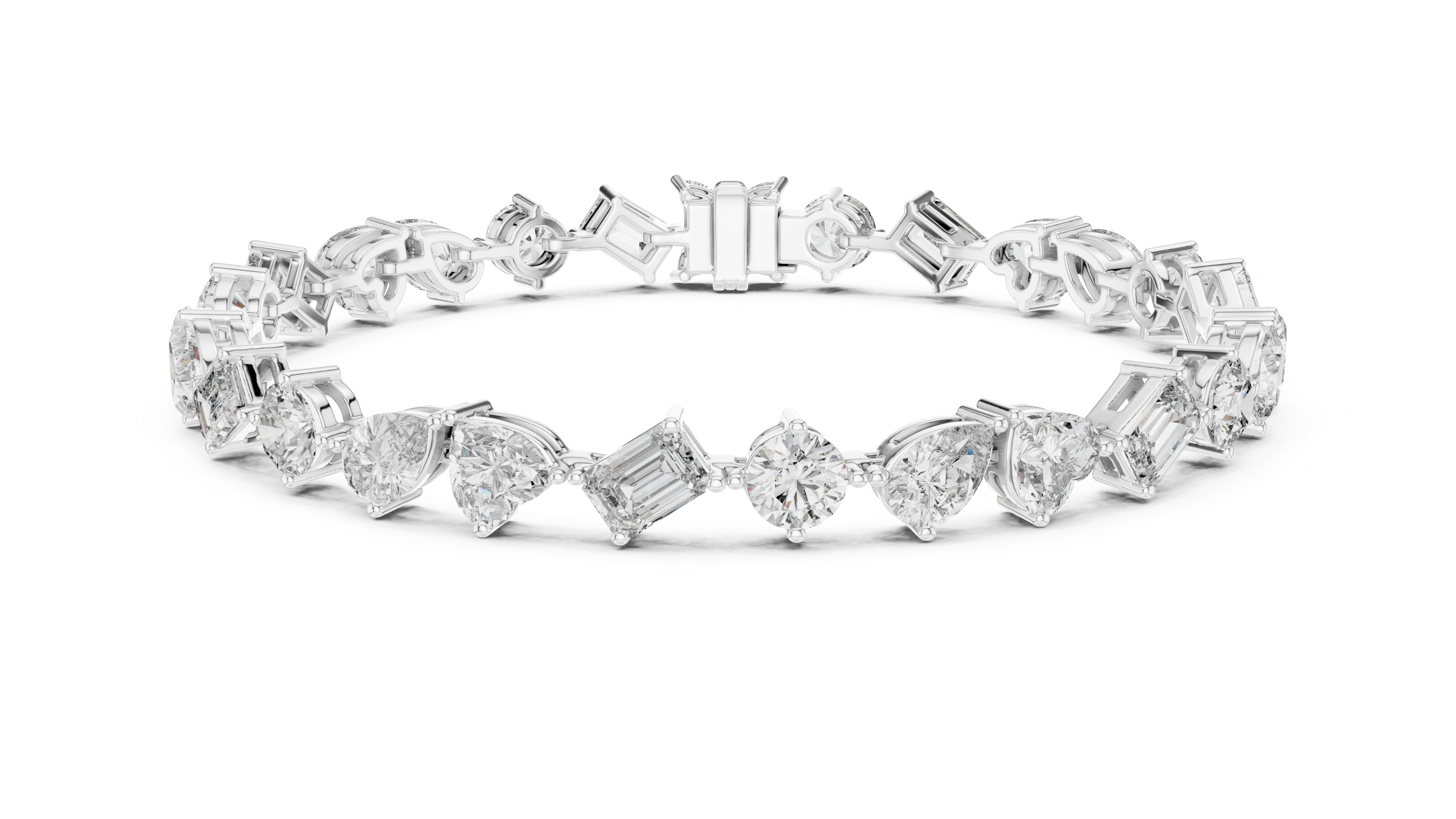 Radiant Symphony Diamond Bracelet