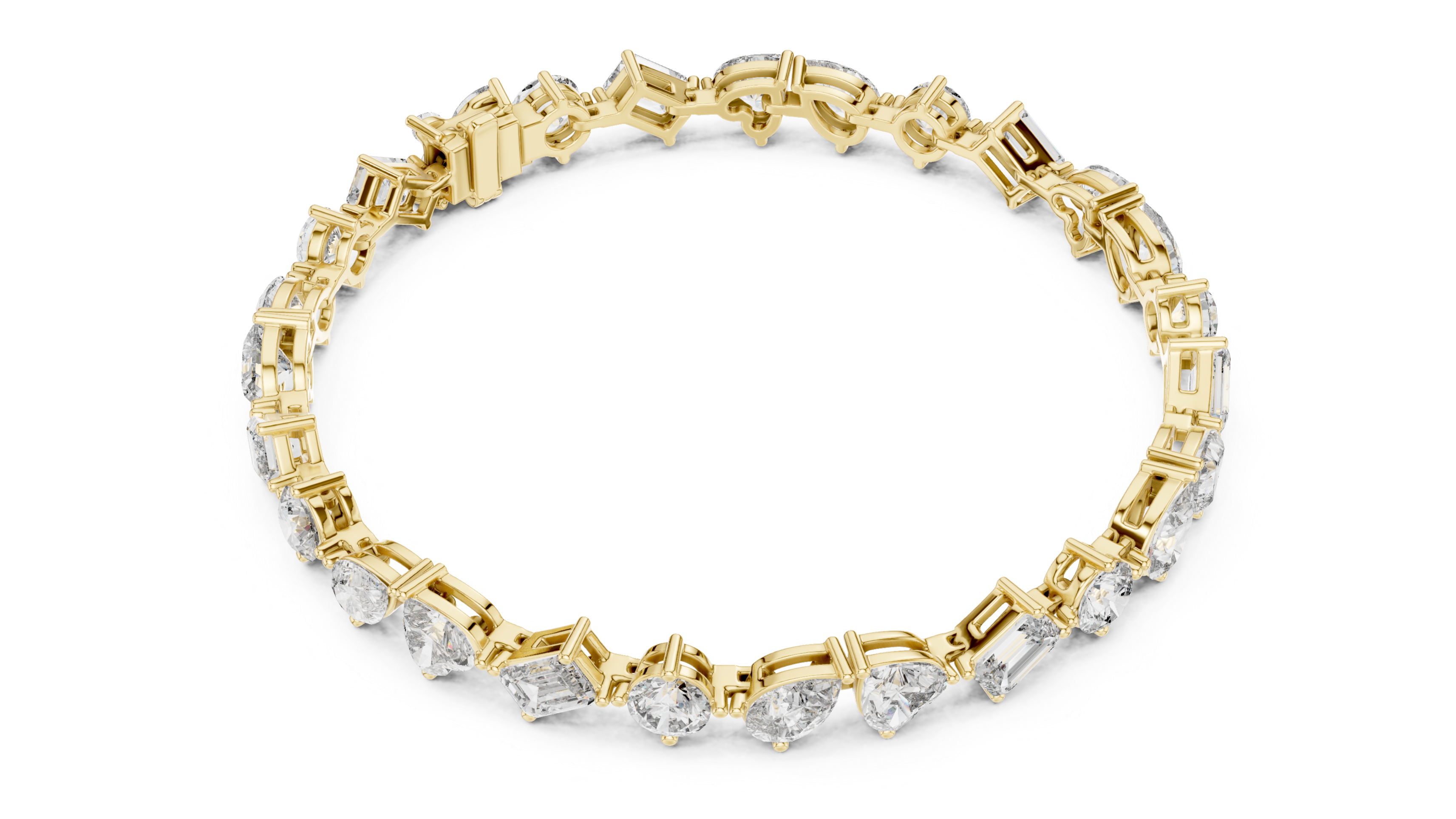 Radiant Symphony Diamond Bracelet