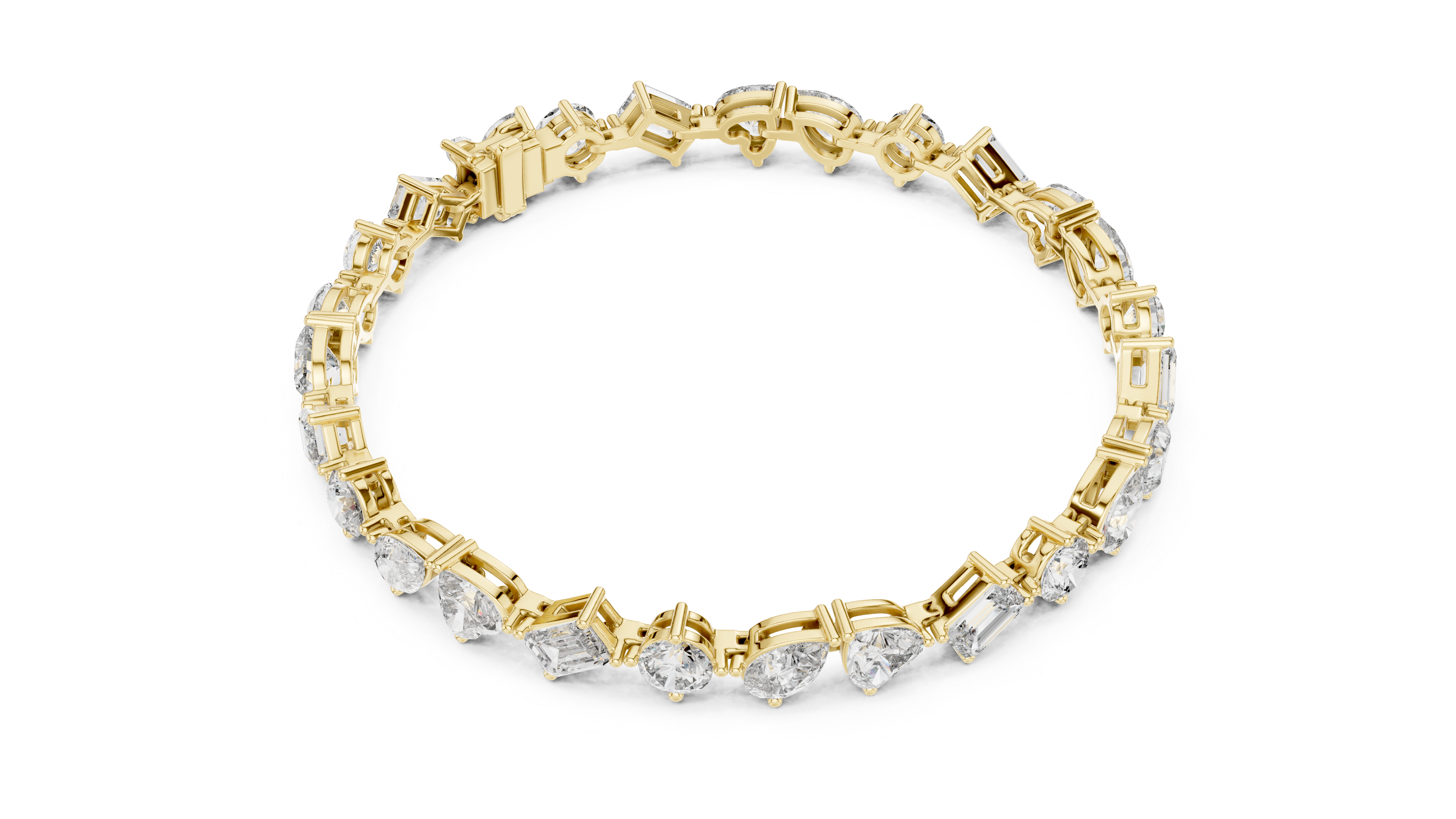 Radiant Symphony Diamond Bracelet