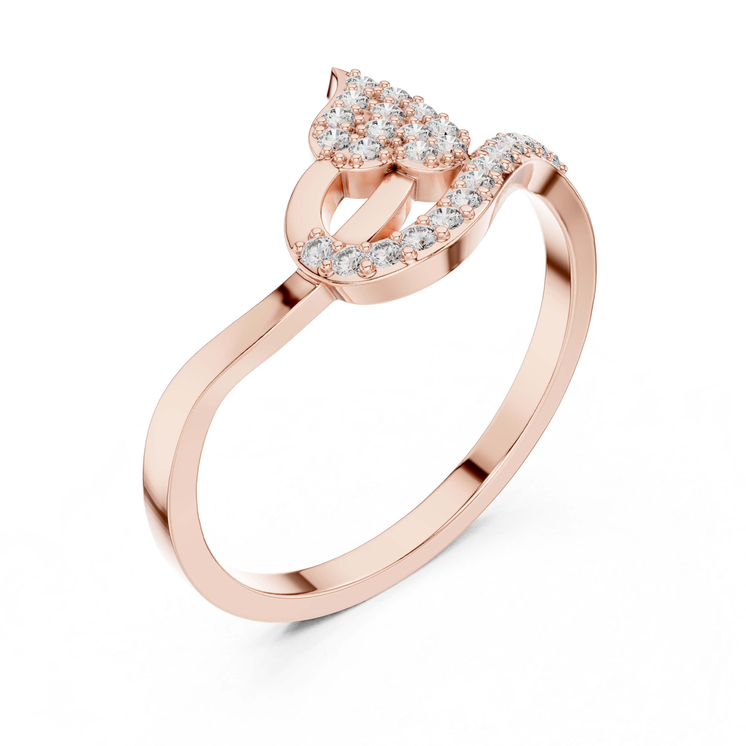 Golden Tulip Elegance Diamond Ring