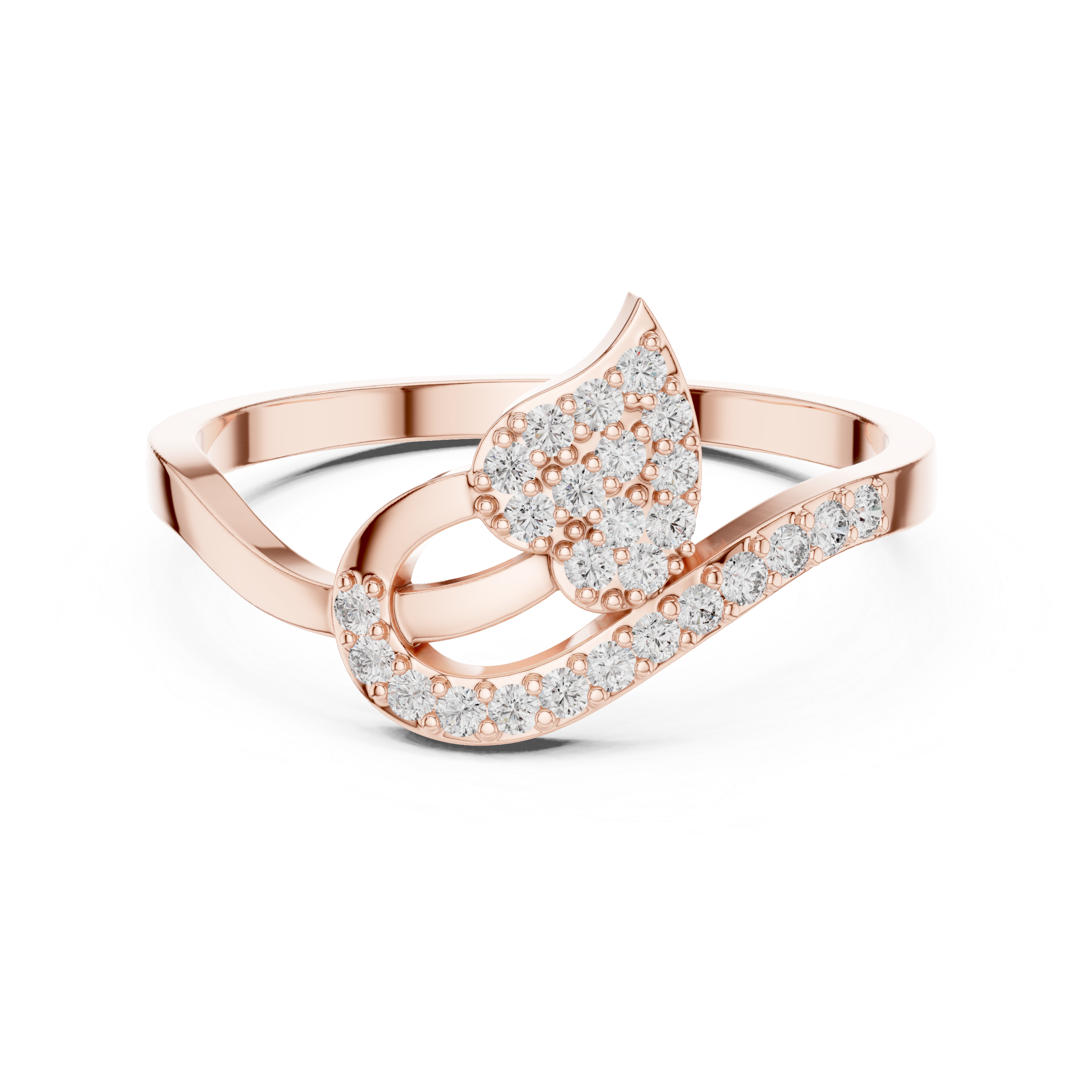 Golden Tulip Elegance Diamond Ring