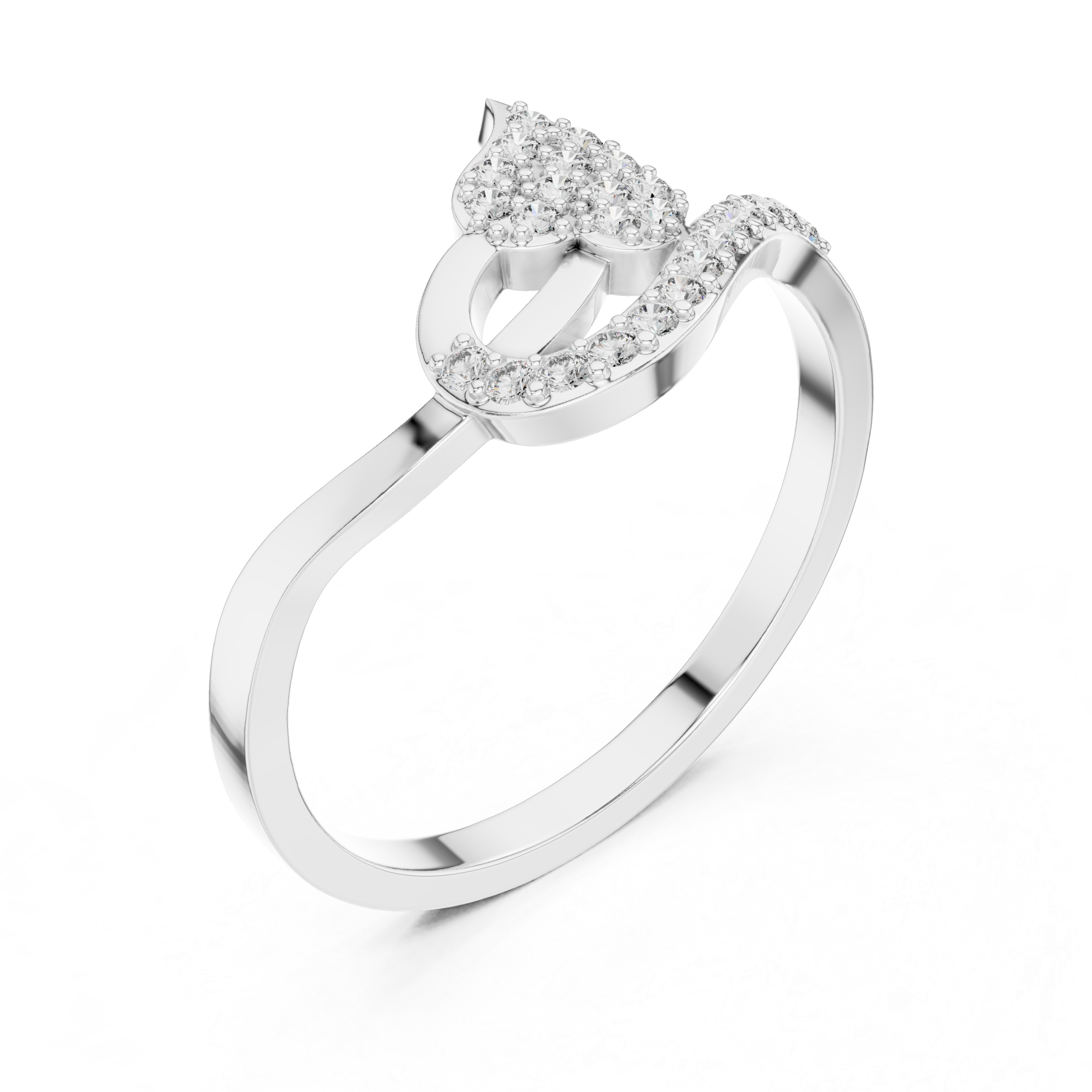 Golden Tulip Elegance Diamond Ring