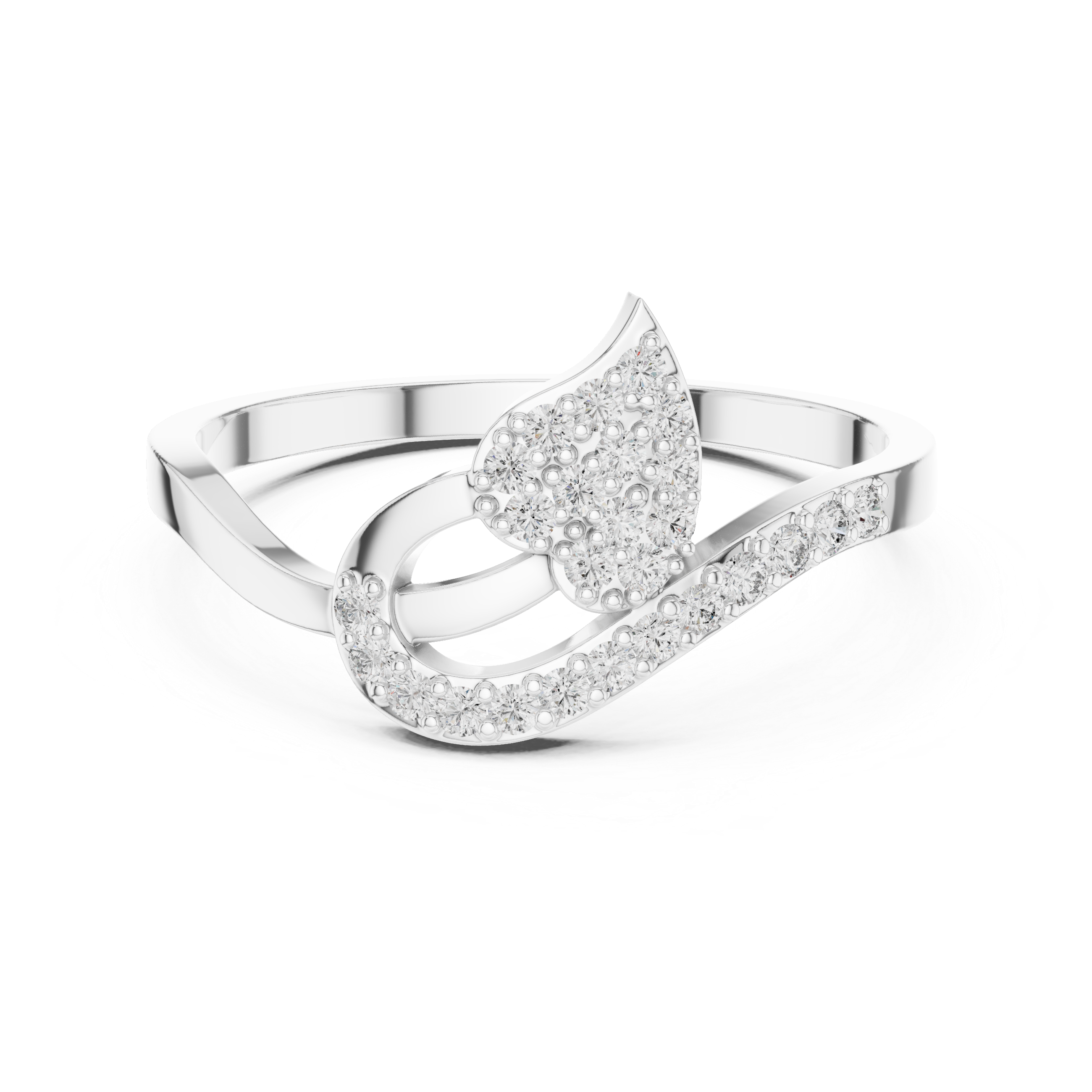 Golden Tulip Elegance Diamond Ring