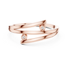 Elegant Gold Ring with Diamond Accents