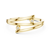 Elegant Gold Ring with Diamond Accents