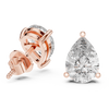 Lustre Bloom Classic Teardrop Diamond Studs