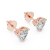 Heart-Shaped Diamond Earrings