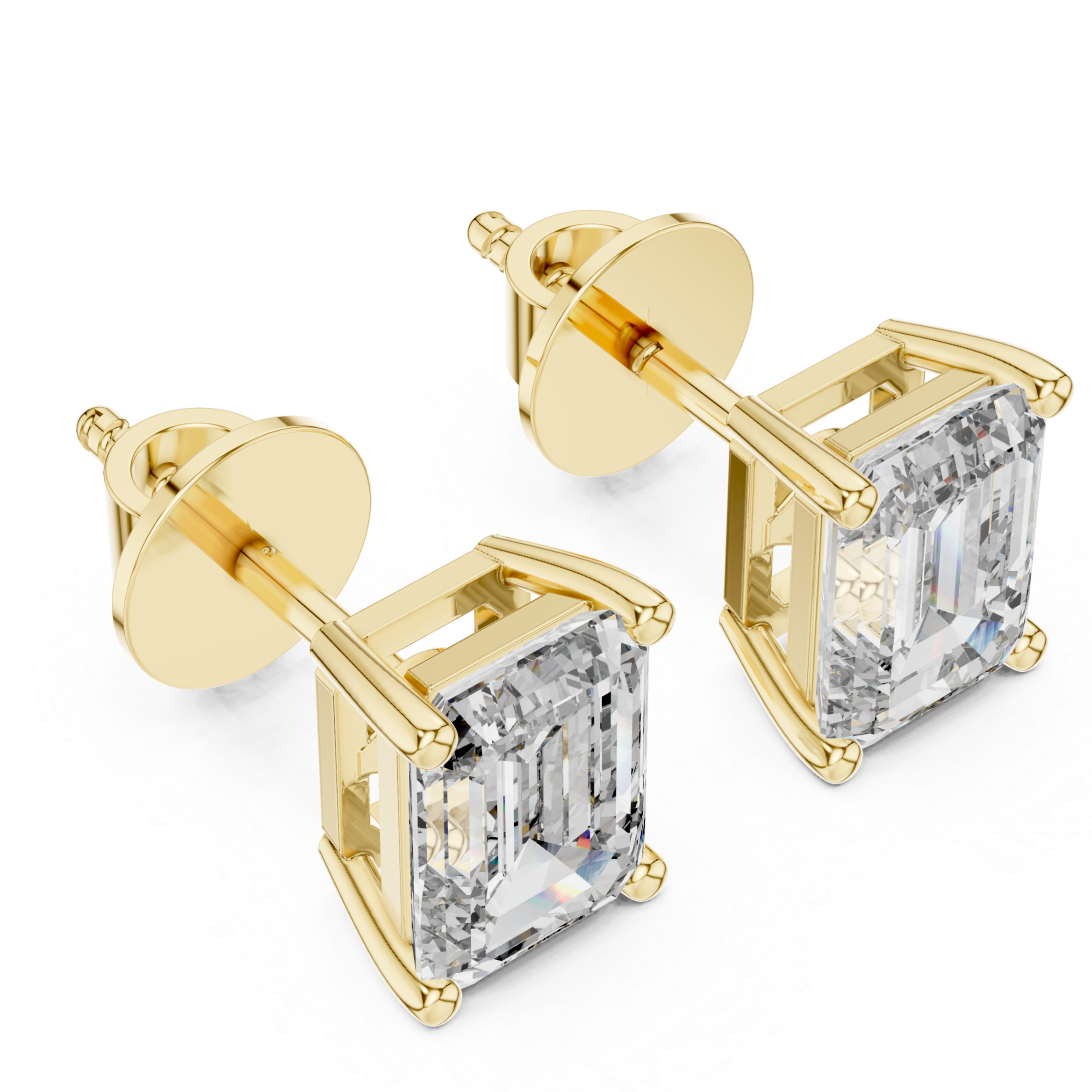 Emerald Diamond Earrings