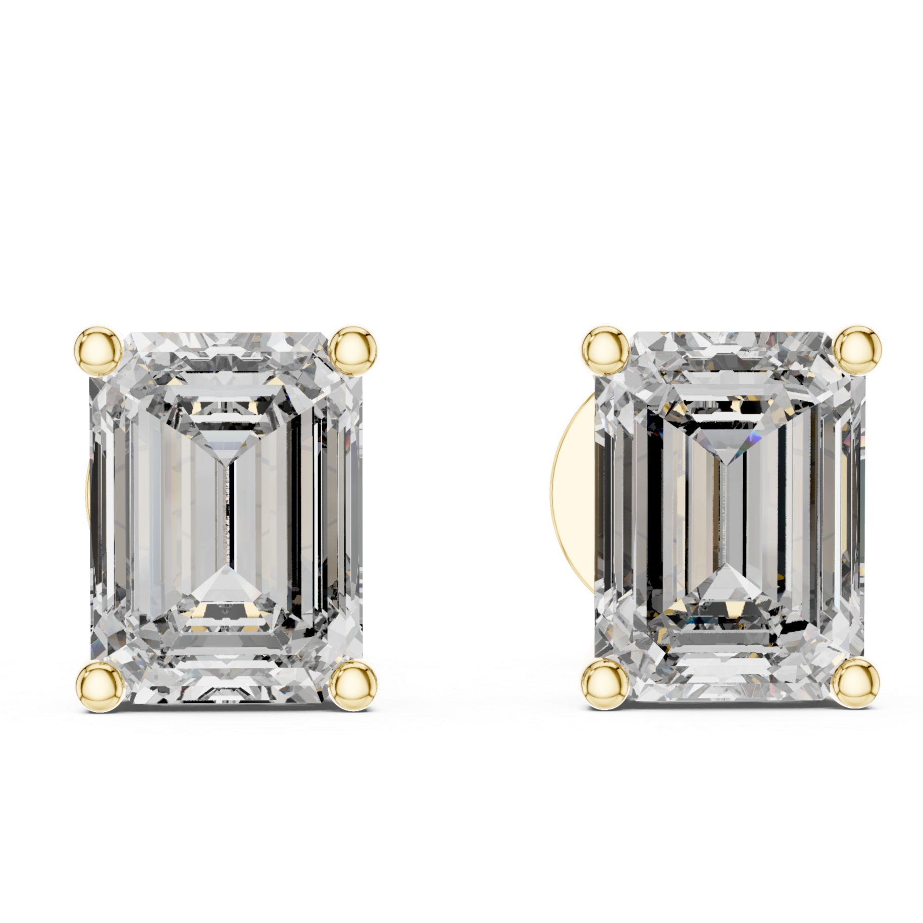 Emerald Diamond Earrings