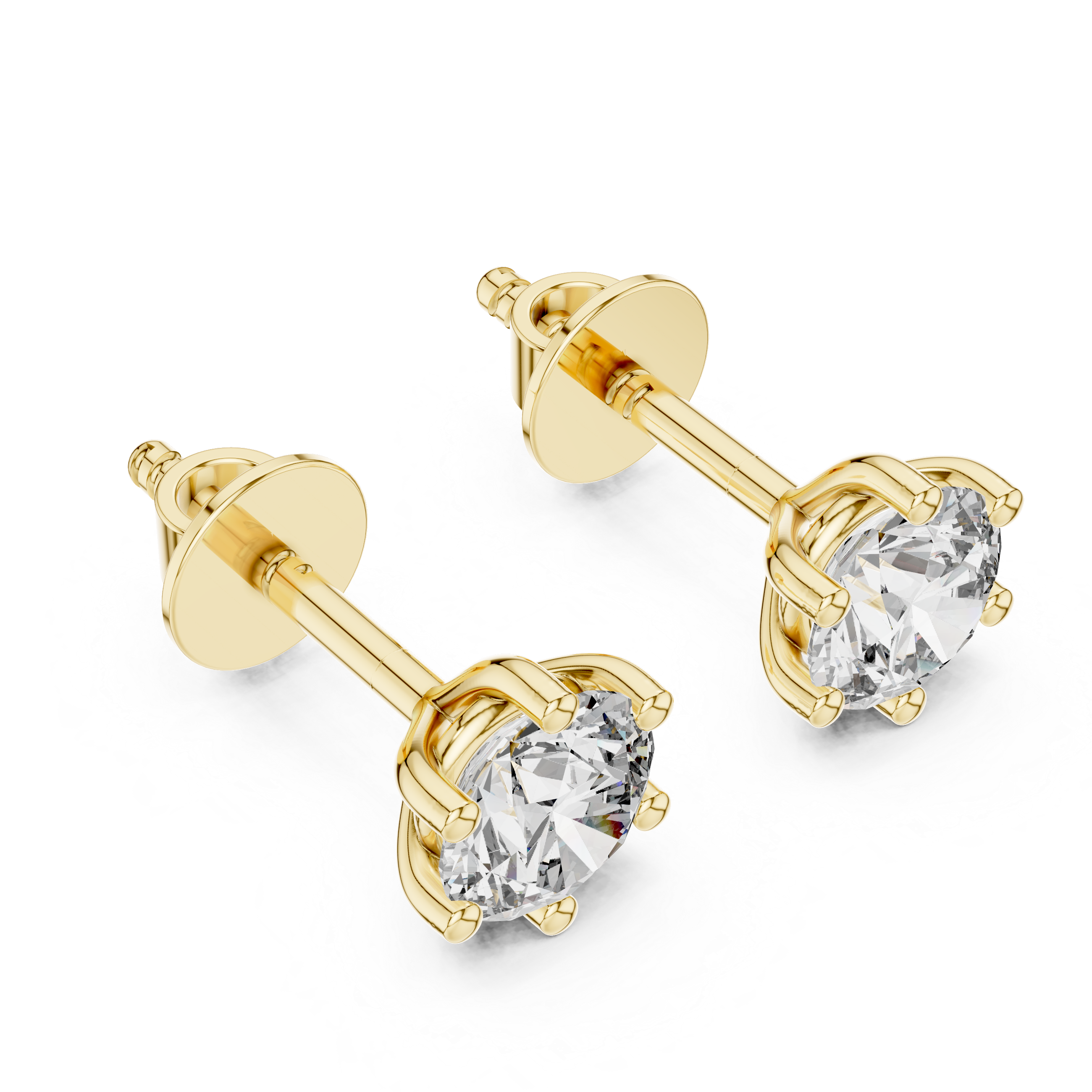 Eternal Spark Classic Solitaire Diamond Studs