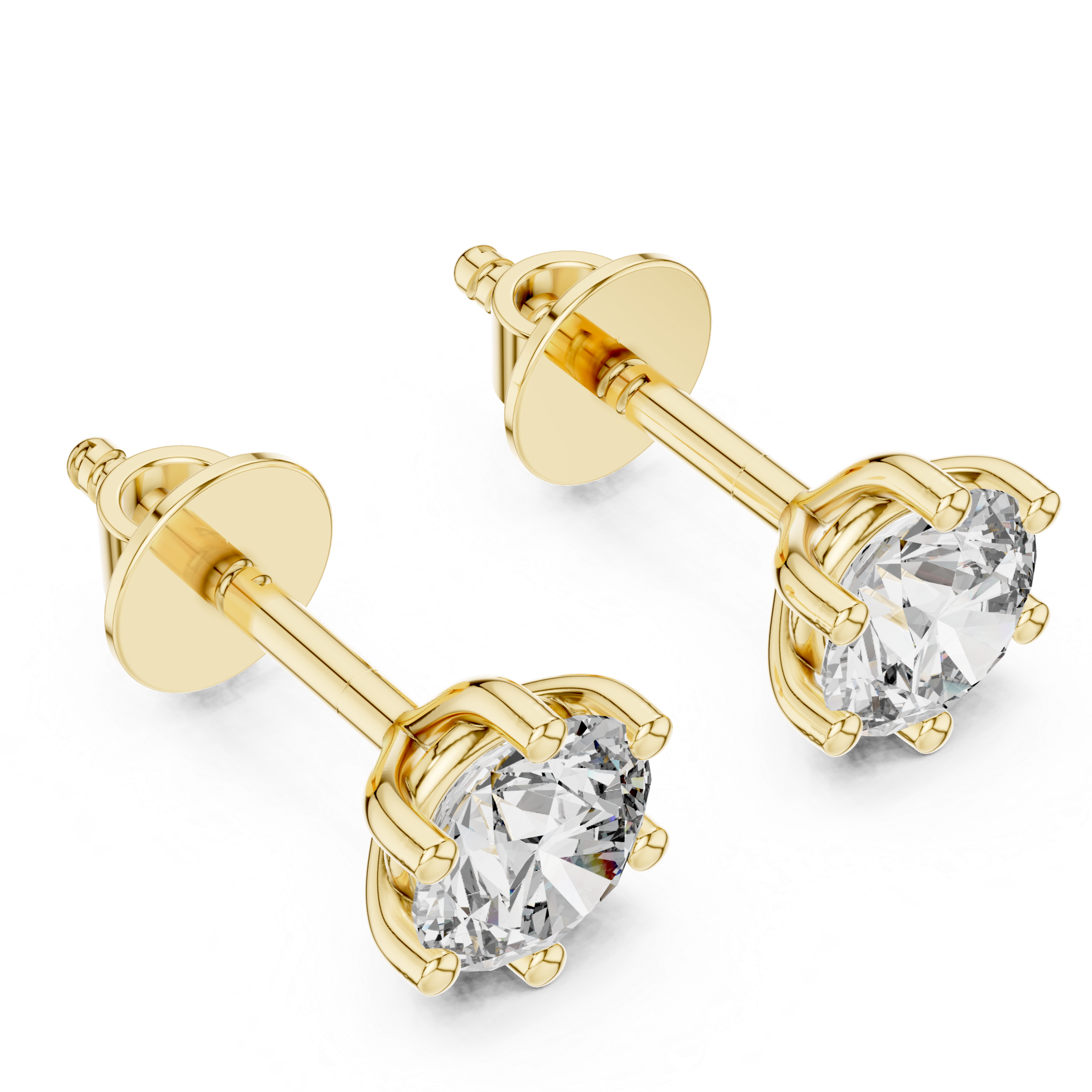 Eternal Spark Classic Solitaire Diamond Studs