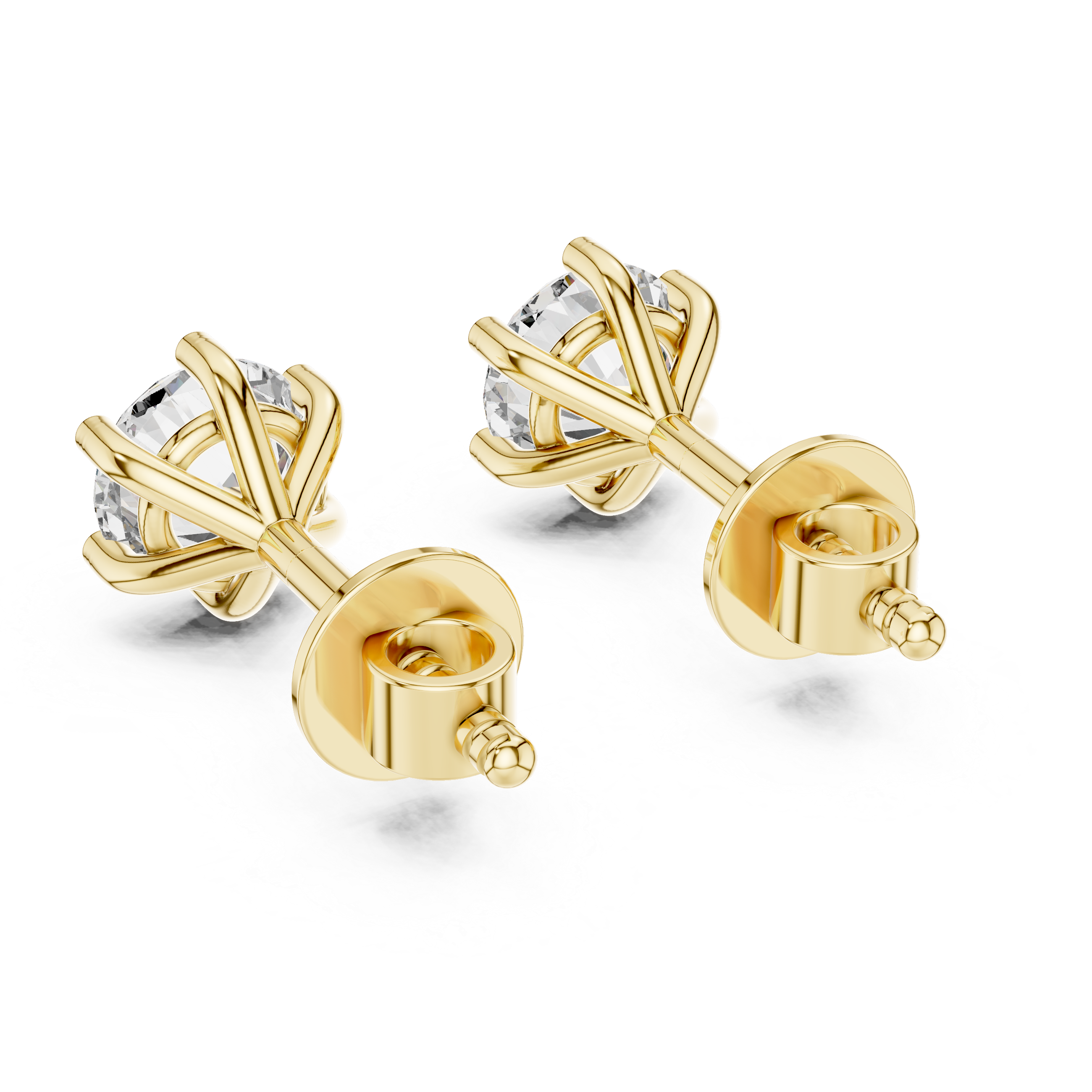 Eternal Spark Classic Solitaire Diamond Studs