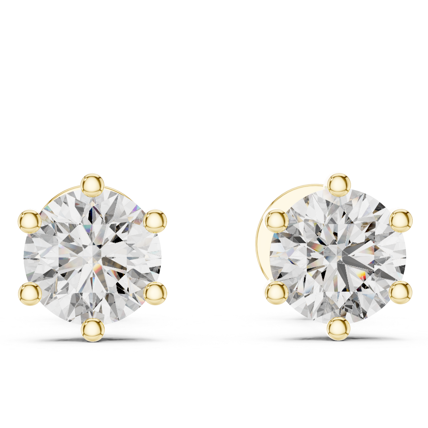 Eternal Spark Classic Solitaire Diamond Studs